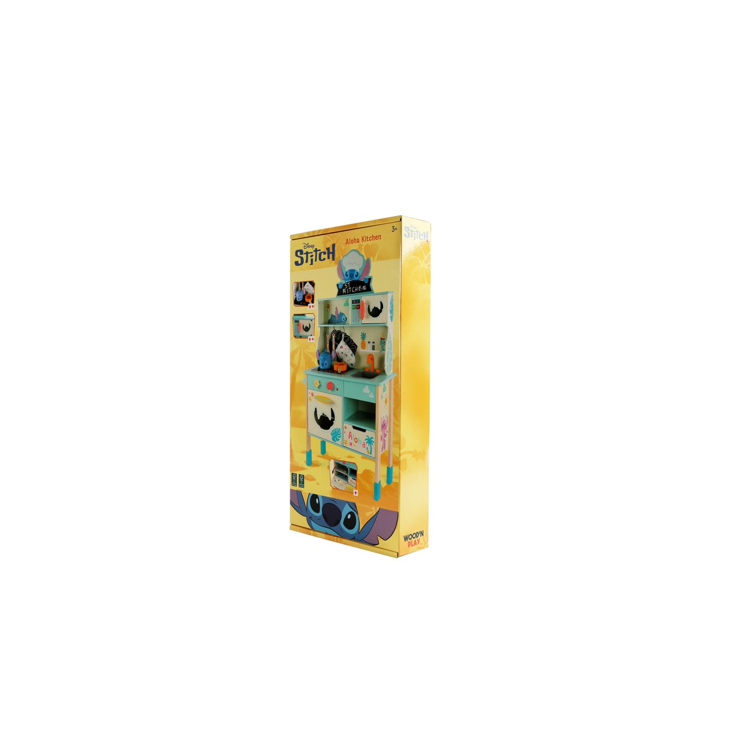 Cucina in legno aloha con luci e suoni – disney stitch - Wood N'play