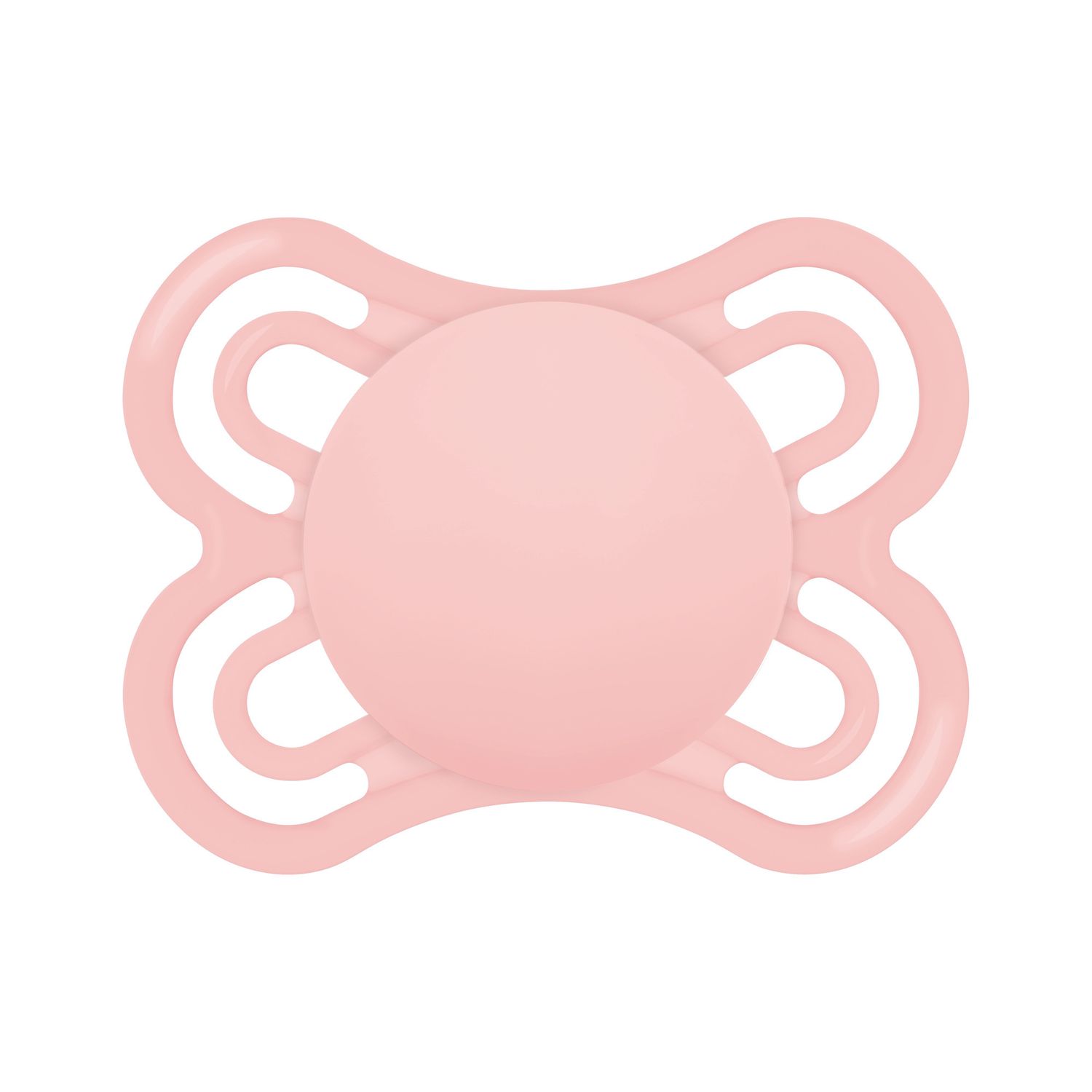 Mam perfect confezione doppia succhietto 2-6 mesi (set da 2), ciuccio mam 2-6 mesi in silicone per un sano sviluppo orale, rosa/lilla - Mam