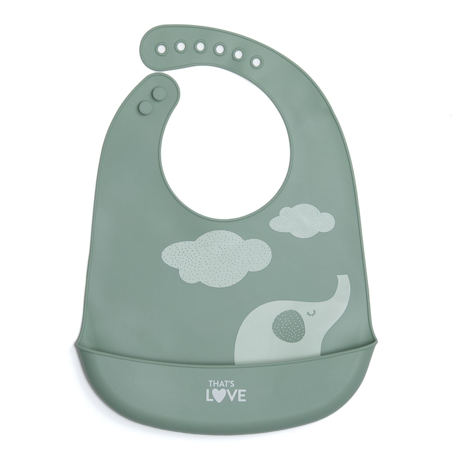 Bavaglino in silicone green - that's love - That's Love