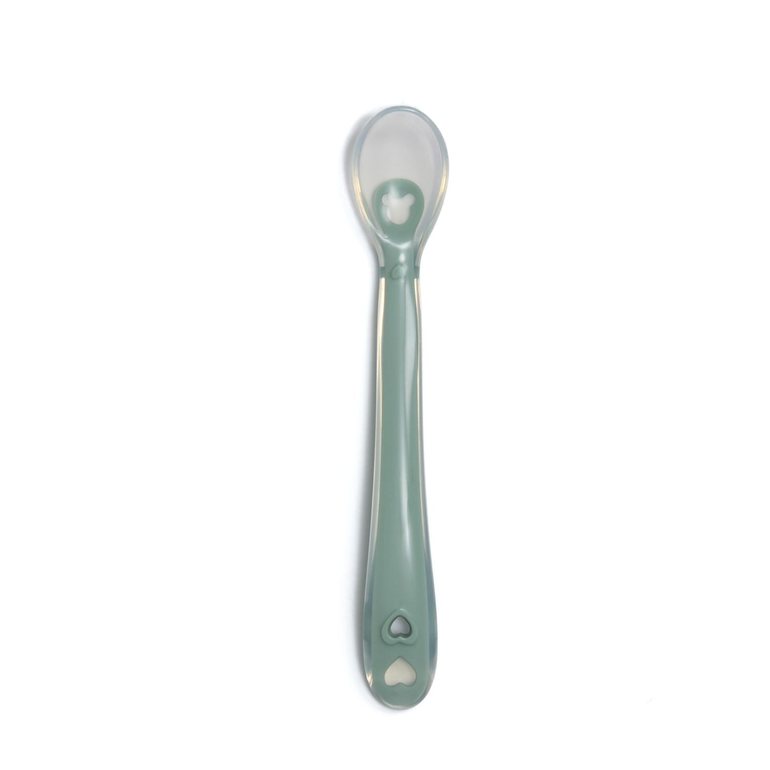 Cucchiaio 6m+ in silicone green - that's love - That's Love