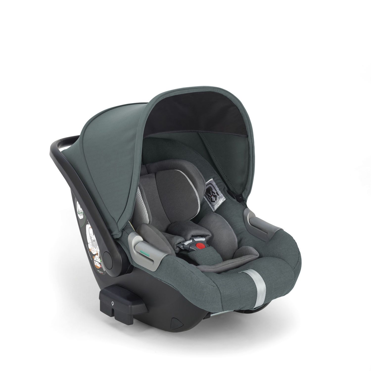 Sistema modulare aptica system quattro - emerald green con telaio litio e seggiolino auto darwin infant - inglesina - Inglesina