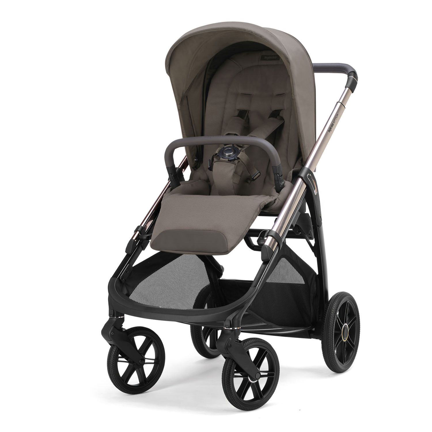 Aptica system quattro - essence mokka con telaio palladio e seggiolino auto darwin infant recline evo - inglesina - Inglesina