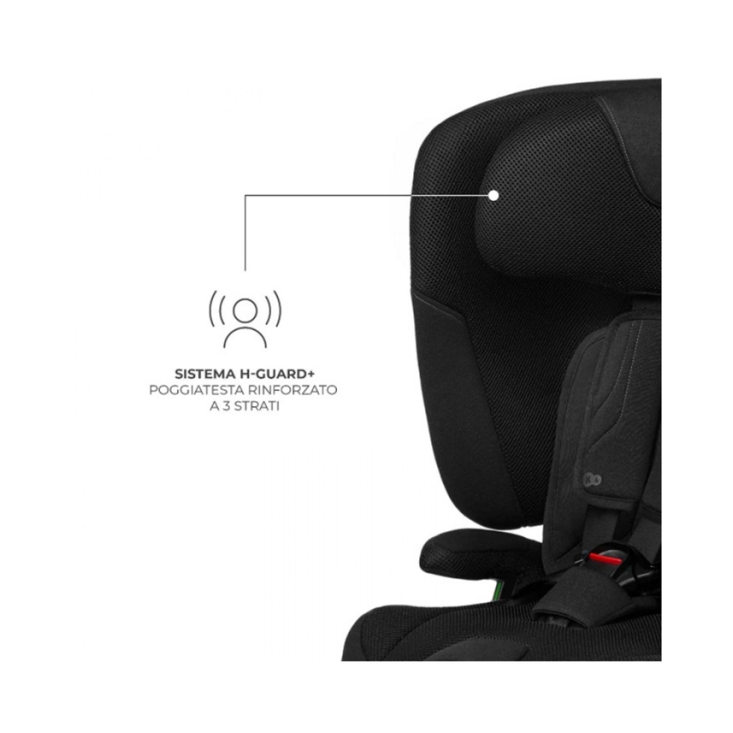 Seggiolino auto 76-150cm fix2go nero - kinderkraft - KinderKraft