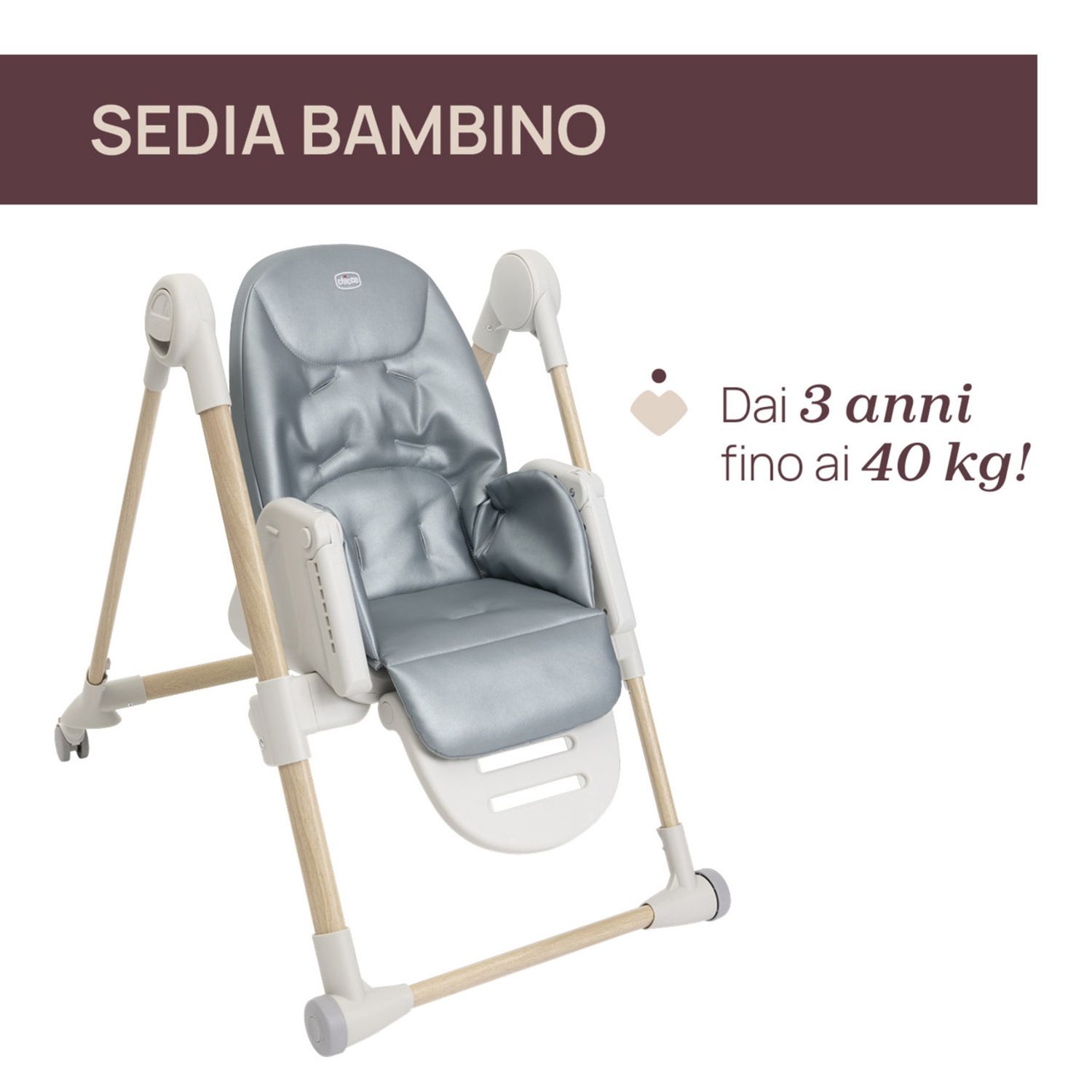 Seggiolone polly armonia greenery- chicco - Chicco