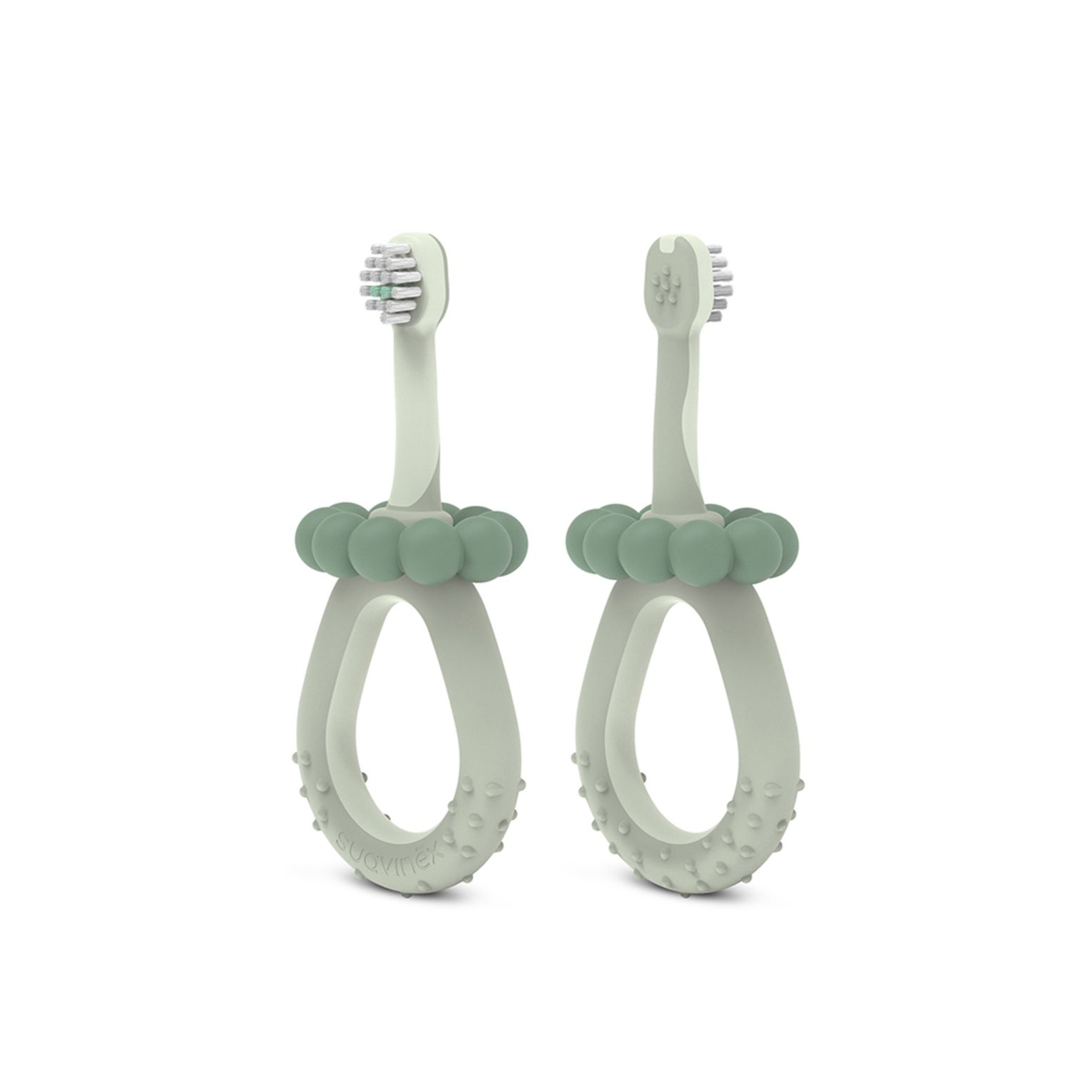 Oral care spazzolino primi dentini baby 0-2 anni verde - suavinex - Suavinex