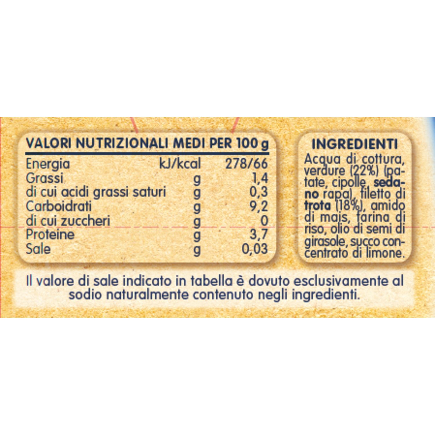 Omogeneizzato trota e verdure 4x80 gr - mellin - Mellin