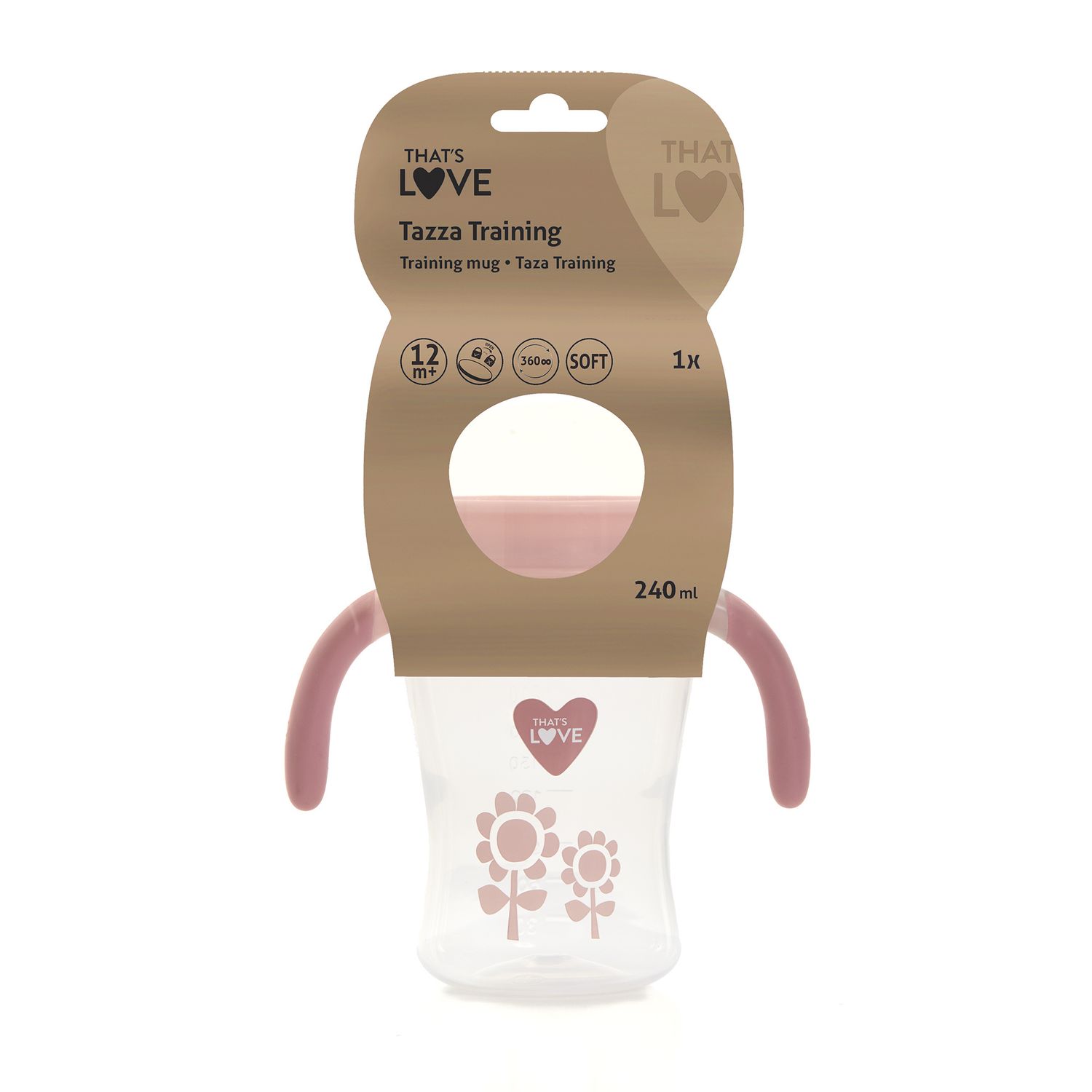 Tazza training 360 240 ml pink - that's love - That's Love