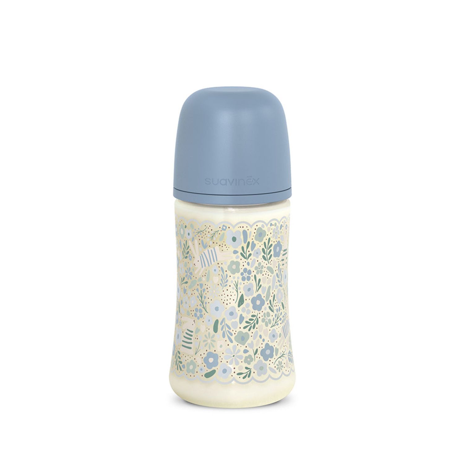 Wonderland biberon poliammide silicone 360ml azzurro - suavinex - Suavinex