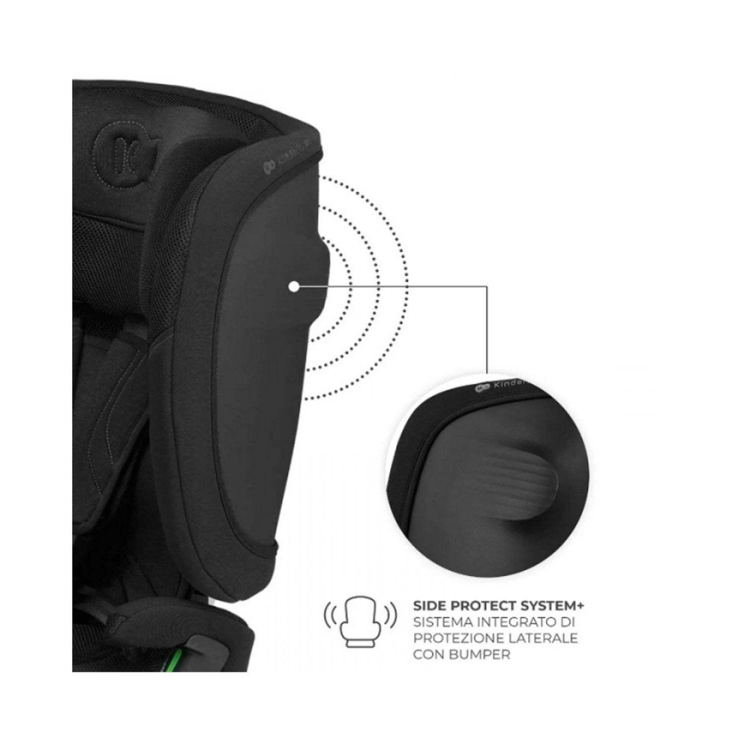 Seggiolino auto 76-150cm fix2go nero - kinderkraft - KinderKraft