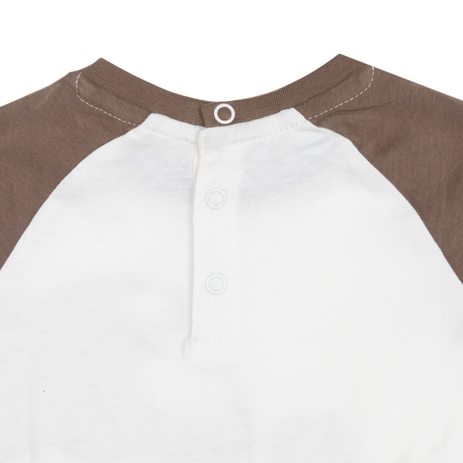 T-shirt jersey raglan bimbo bicolor stampata - Mawi