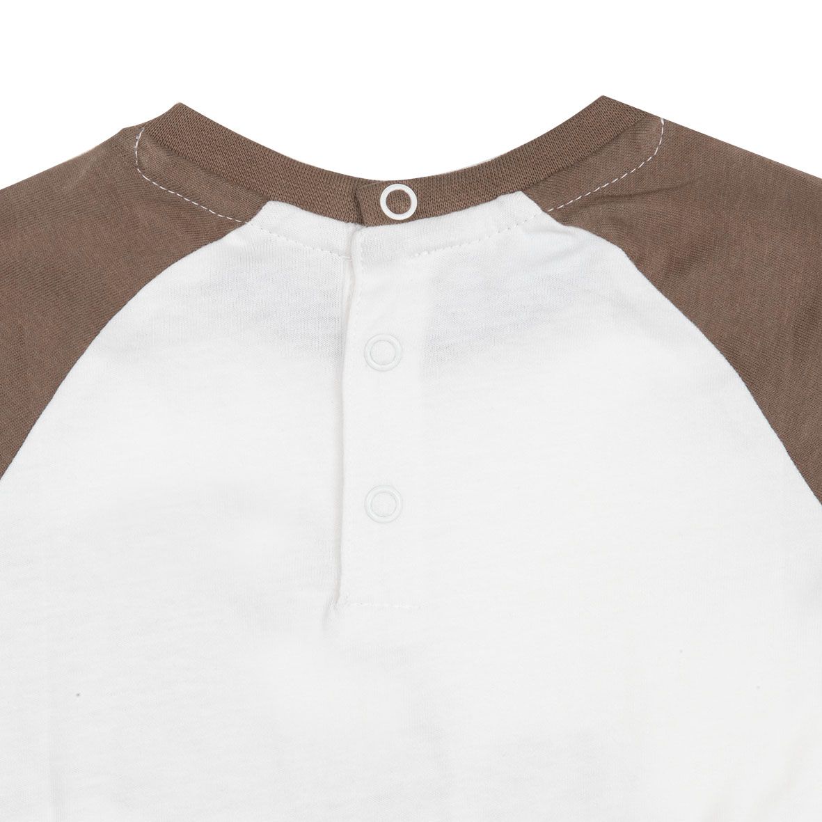 T-shirt jersey raglan bimbo bicolor stampata - Mawi