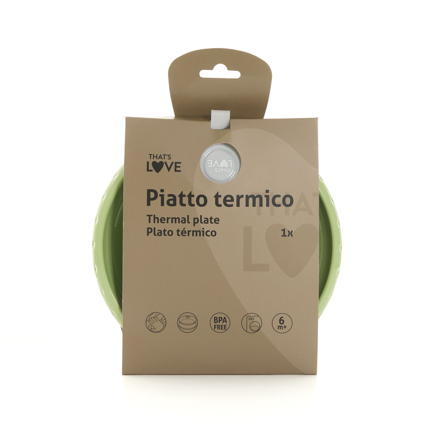 Piatto pappa calda termico - that's love - That's Love