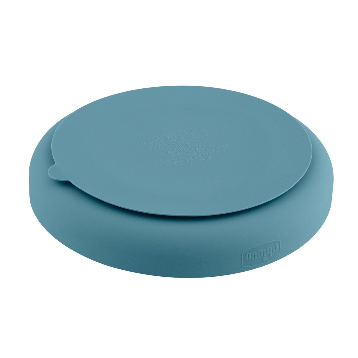 Piatto porzionato azzurro 12m+ - chicco - Chicco