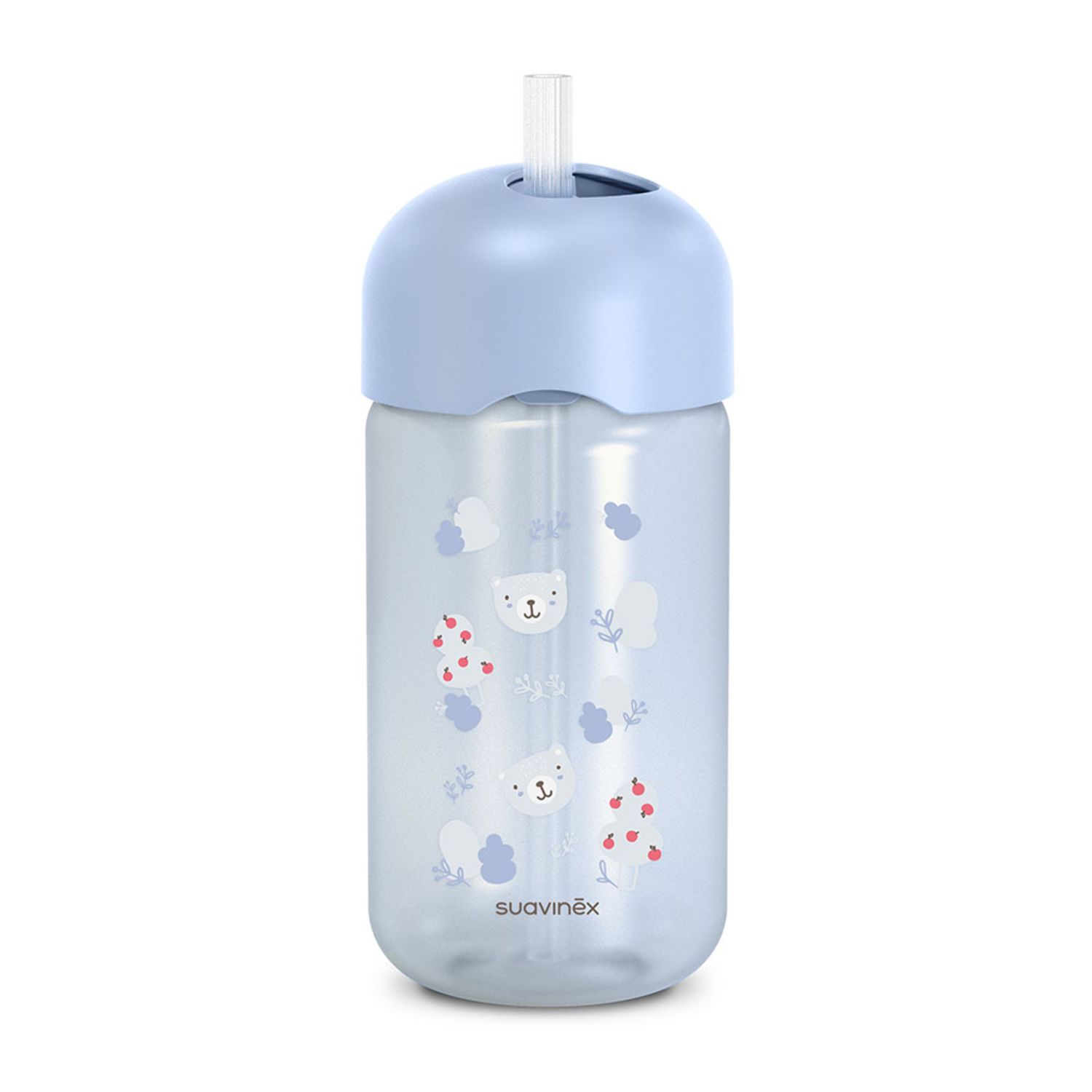 Wild&free tazza cannuccia 340ml +18m azzurra - suavinex - Suavinex