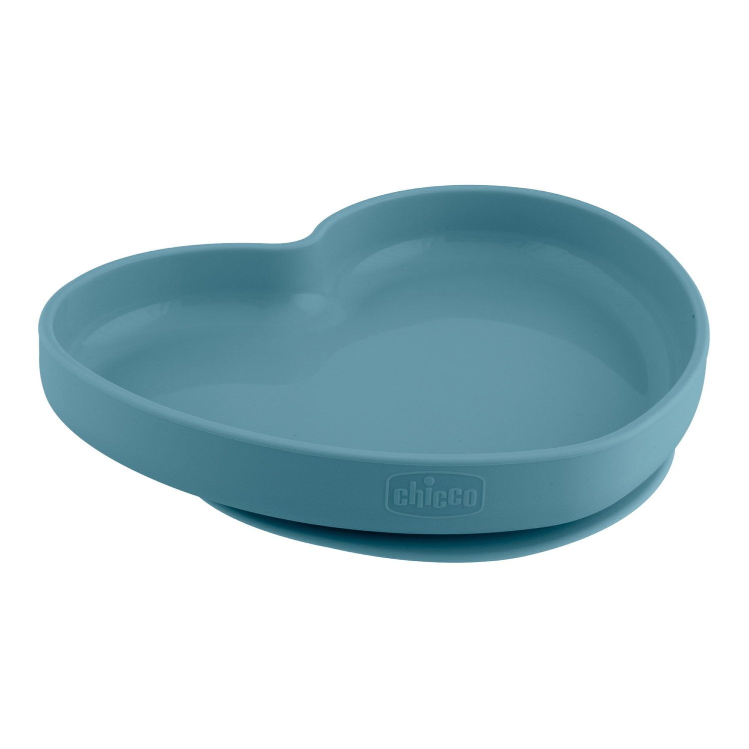 Piatto cuore silicone azzurro 9m+ - chicco - Chicco