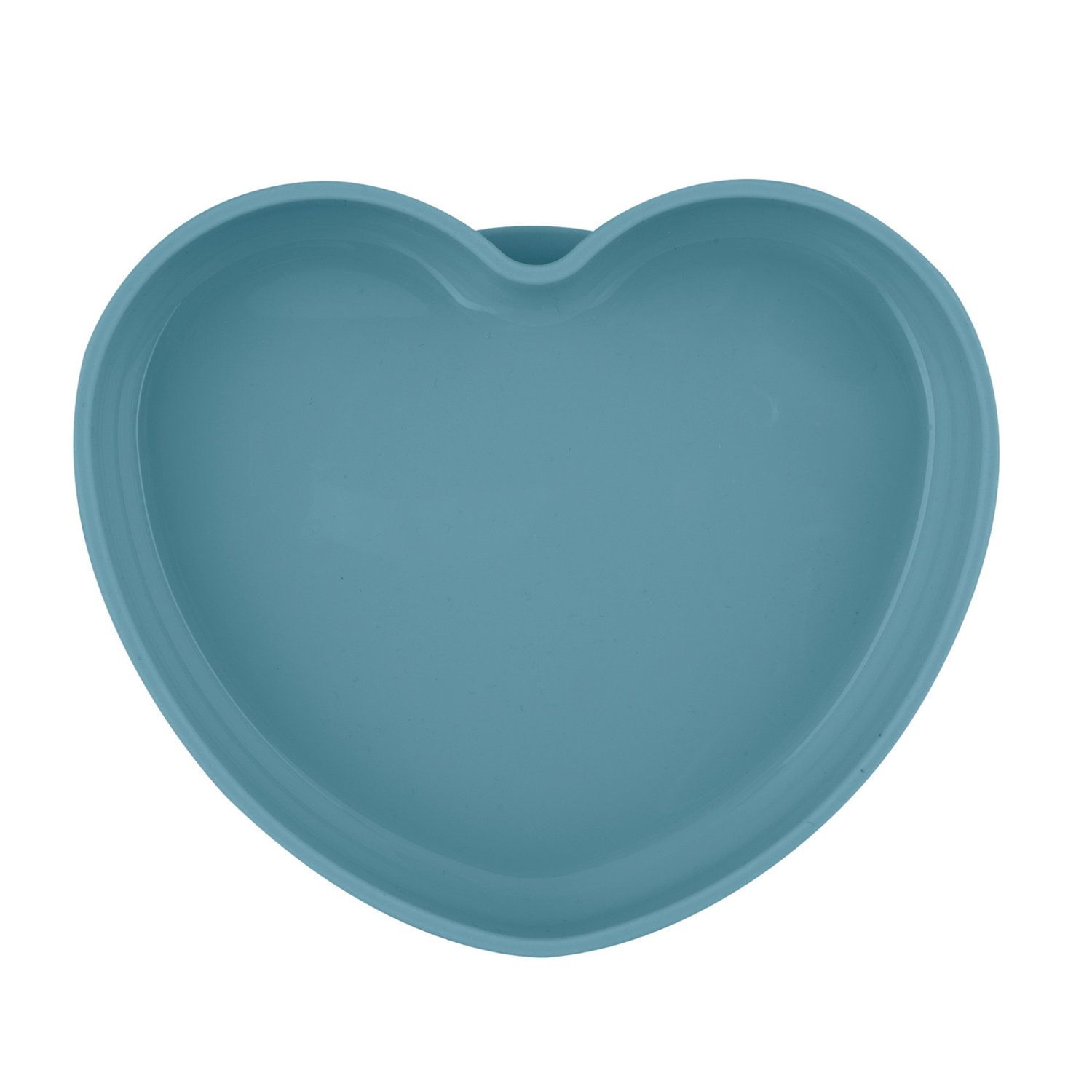 Piatto cuore silicone azzurro 9m+ - chicco - Chicco