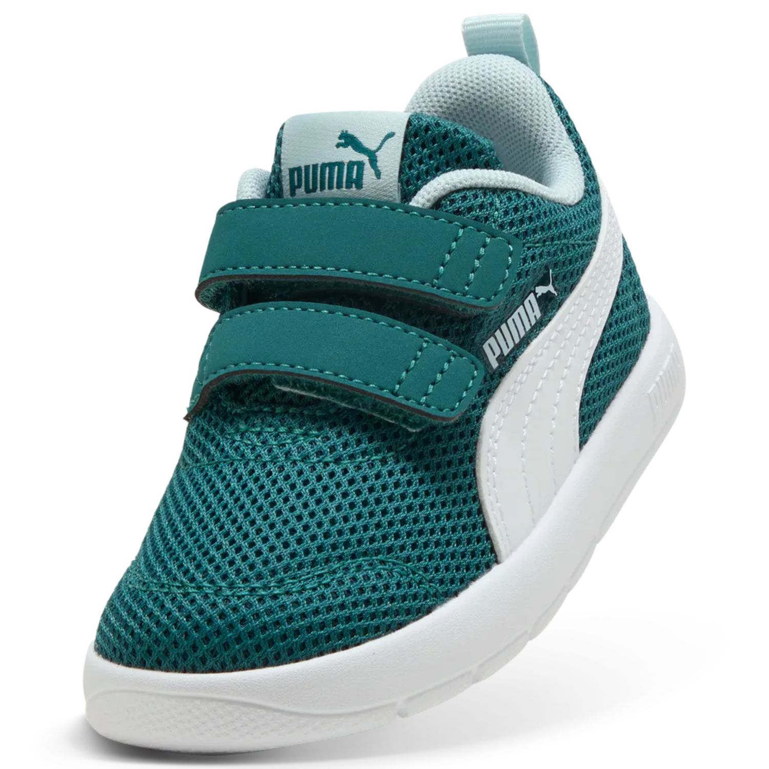Scarpe bambino puma courtflex v3 mesh verde - Puma