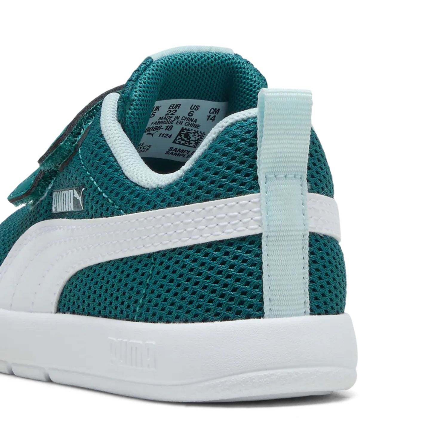 Scarpe bambino puma courtflex v3 mesh verde - Puma
