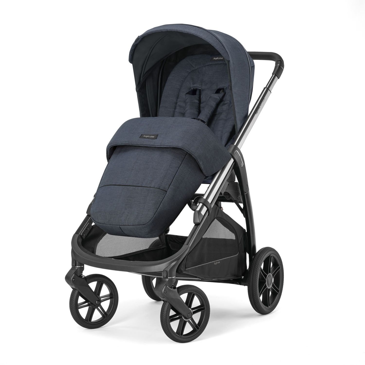 Sistema modulare aptica system quattro - resort blue con telaio litio e seggiolino auto darwin infant recline - inglesina - Inglesina