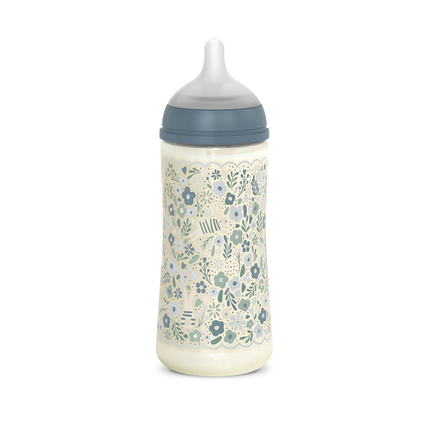 Wonderland biberon 360ml fl l liberty azzurro  - suavinex - Suavinex