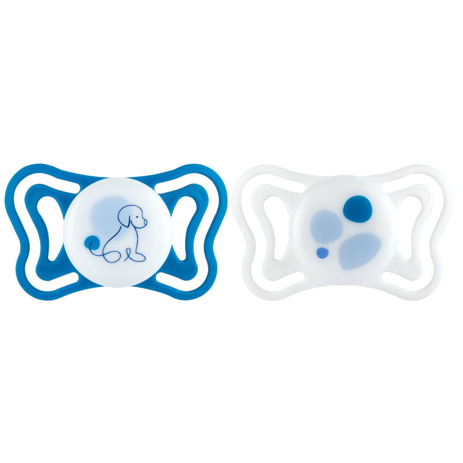 Succhietto physioforma light azzurro 6-16m - chicco - Chicco