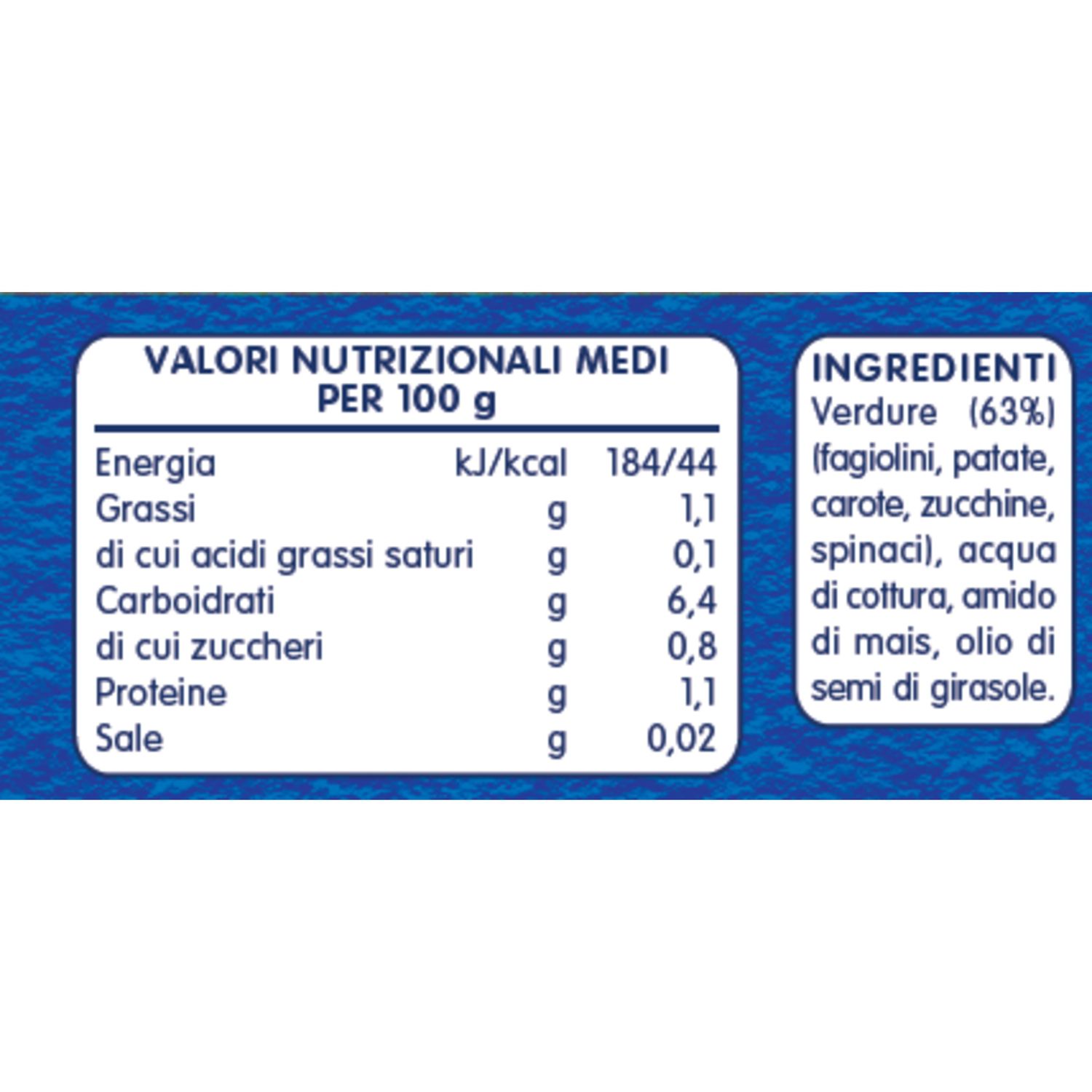 Omogeneizzato verdure miste 4x80g - mellin - Mellin
