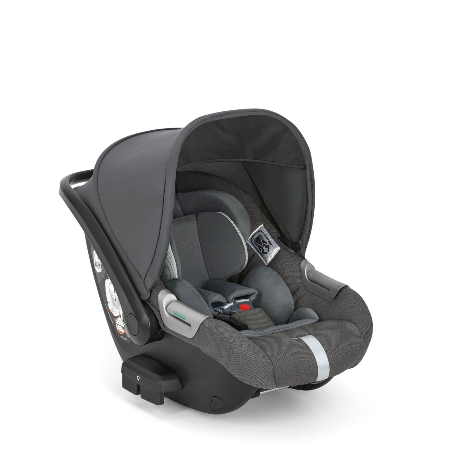 Sistema modulare aptica system quattro -  drw velvet grey + telaio palladio - inglesina - Inglesina