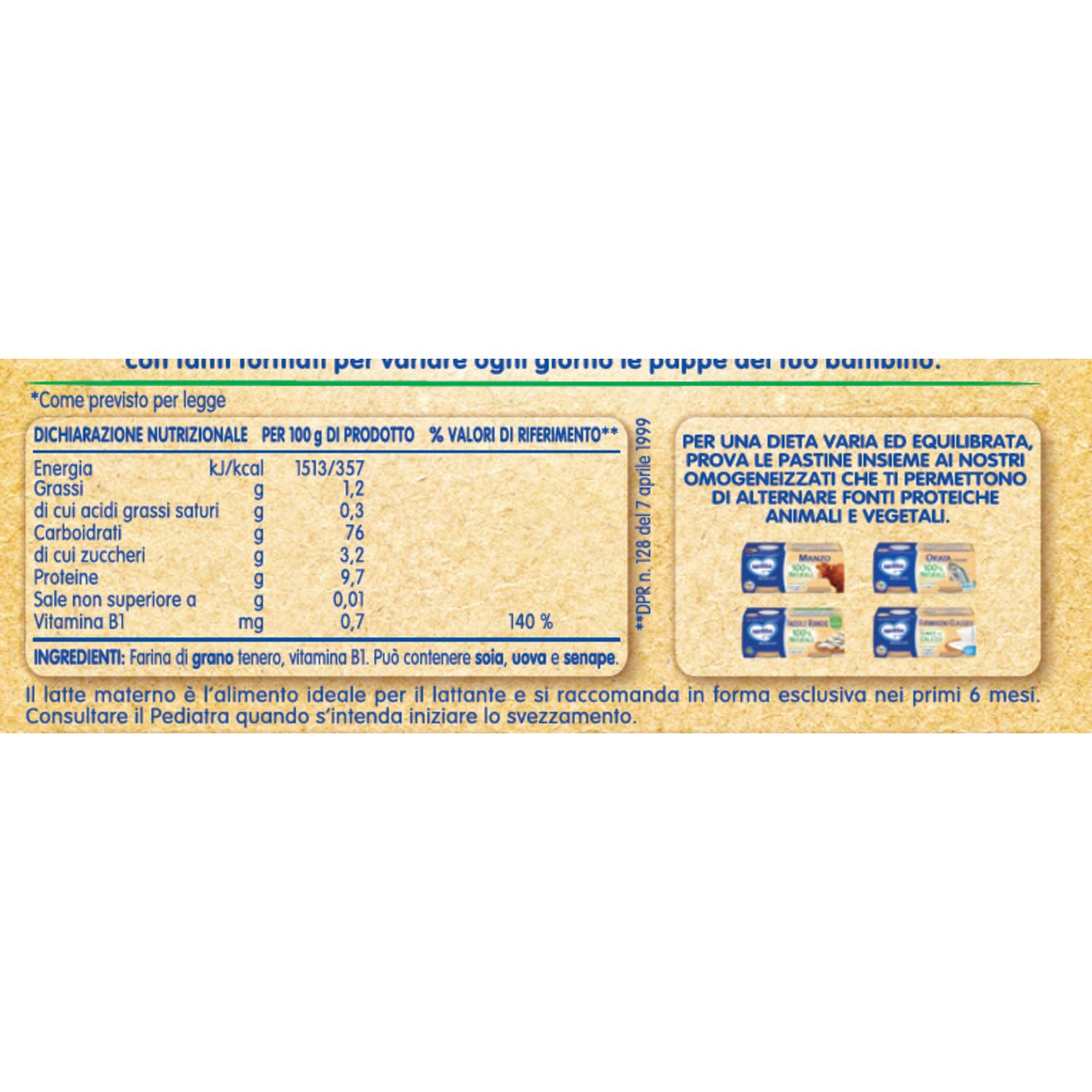 Pastina fili d'angelo 1x500g - mellin - Mellin