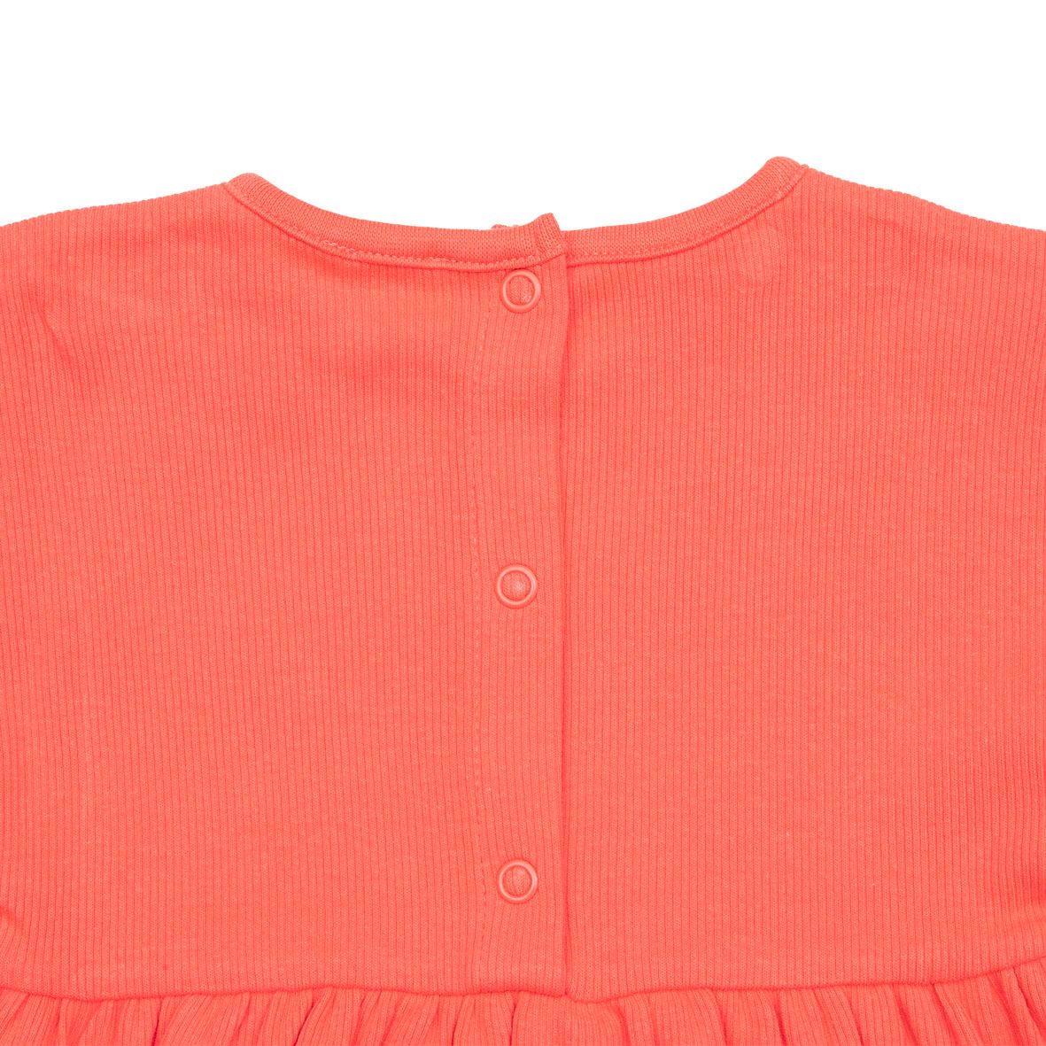 Abito bimba smanicato color corallo - Mawi