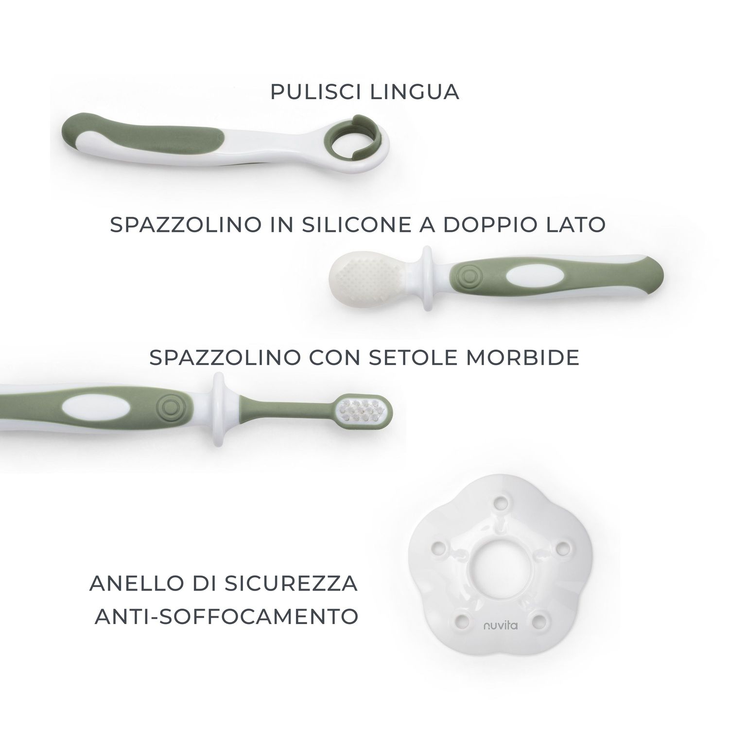 Set igiene orale 3in1 - 1101 - nuvita - Nuvita