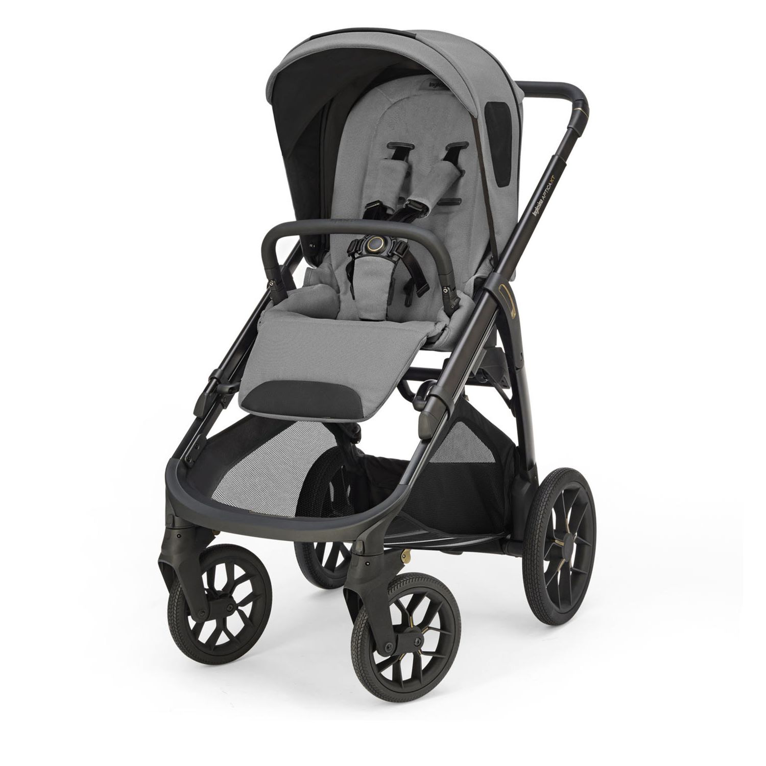 Aptica xt system quattro - canyon grey con telaio black e seggiolino auto darwin infant recline evo - inglesina - Inglesina