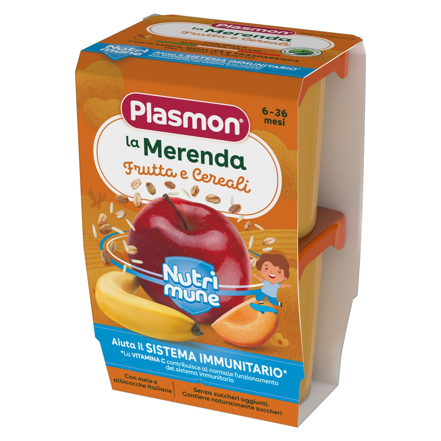 Merenda frutta e cereali - plasmon - Plasmon