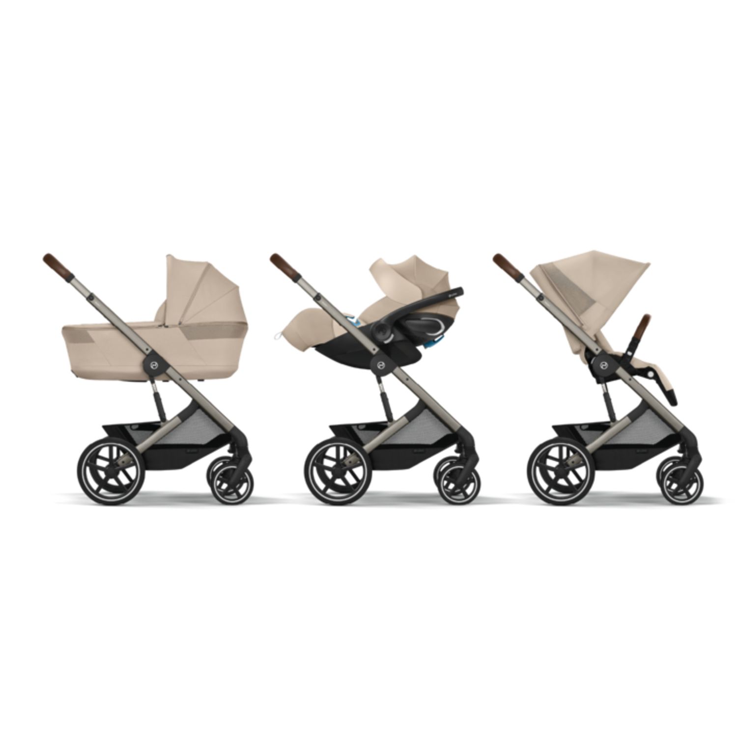 Trio balios s lux tpe nav rich cloud g3 pls almond beige+adatt - cybex - Cybex