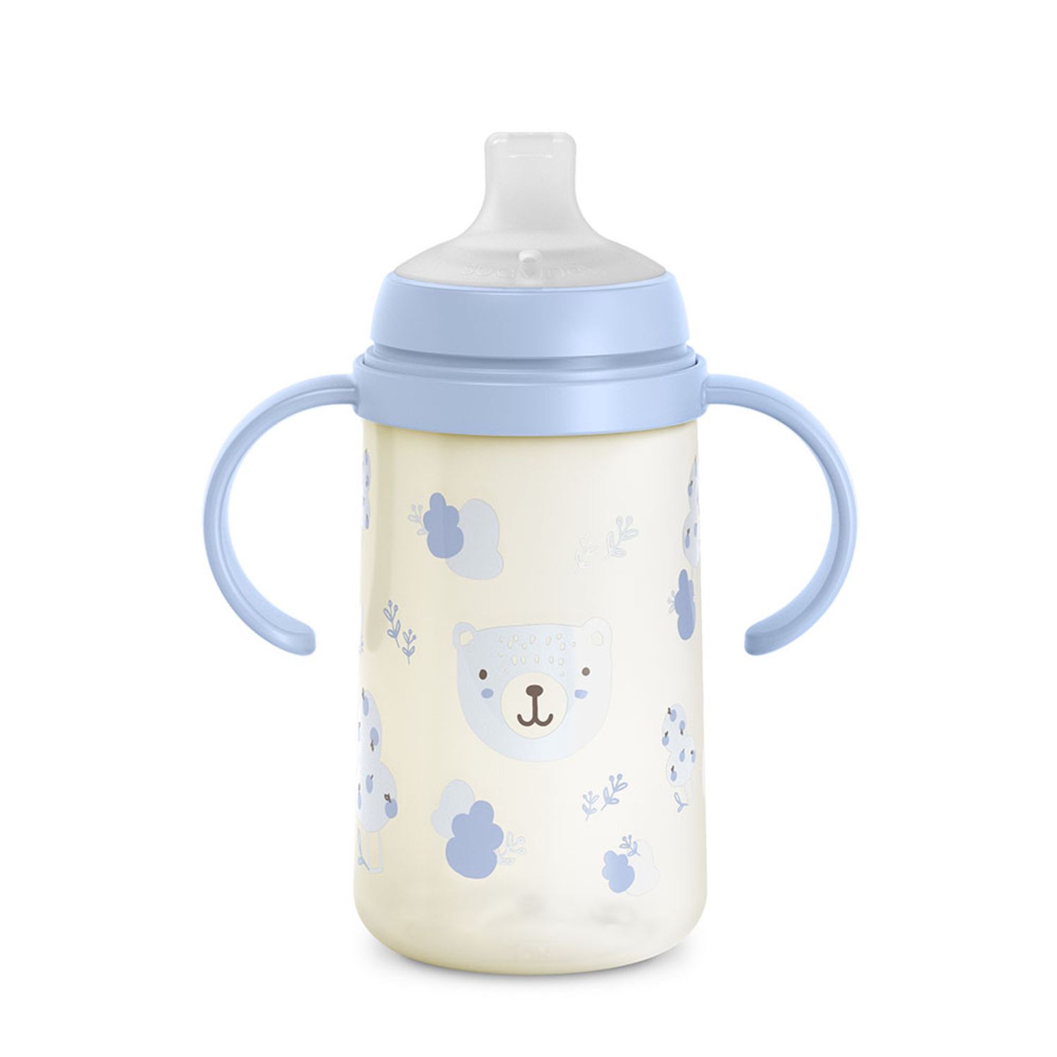 Wild&free biberon antigoccia con manici 270ml +6m azzurra - suavinex - Suavinex