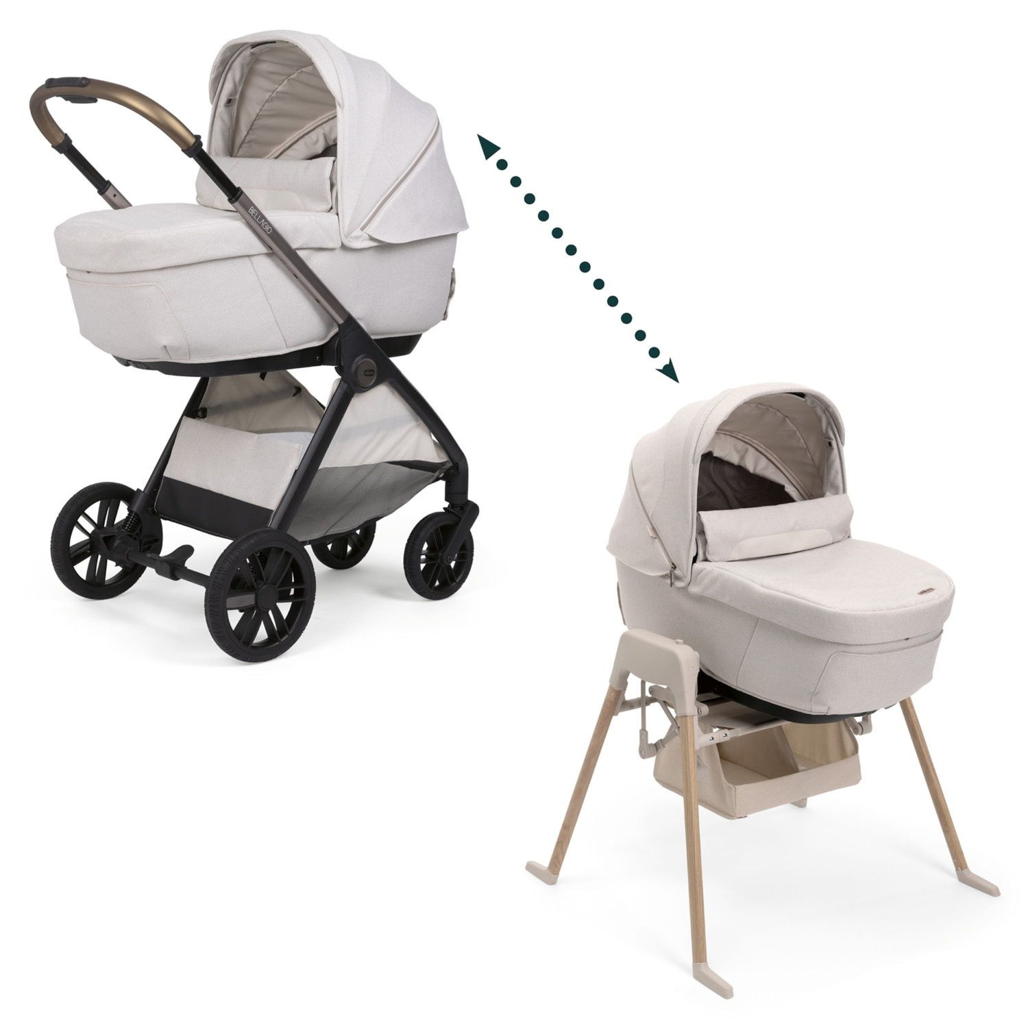Supporto e-lullaglide stand  natural - chicco - Chicco