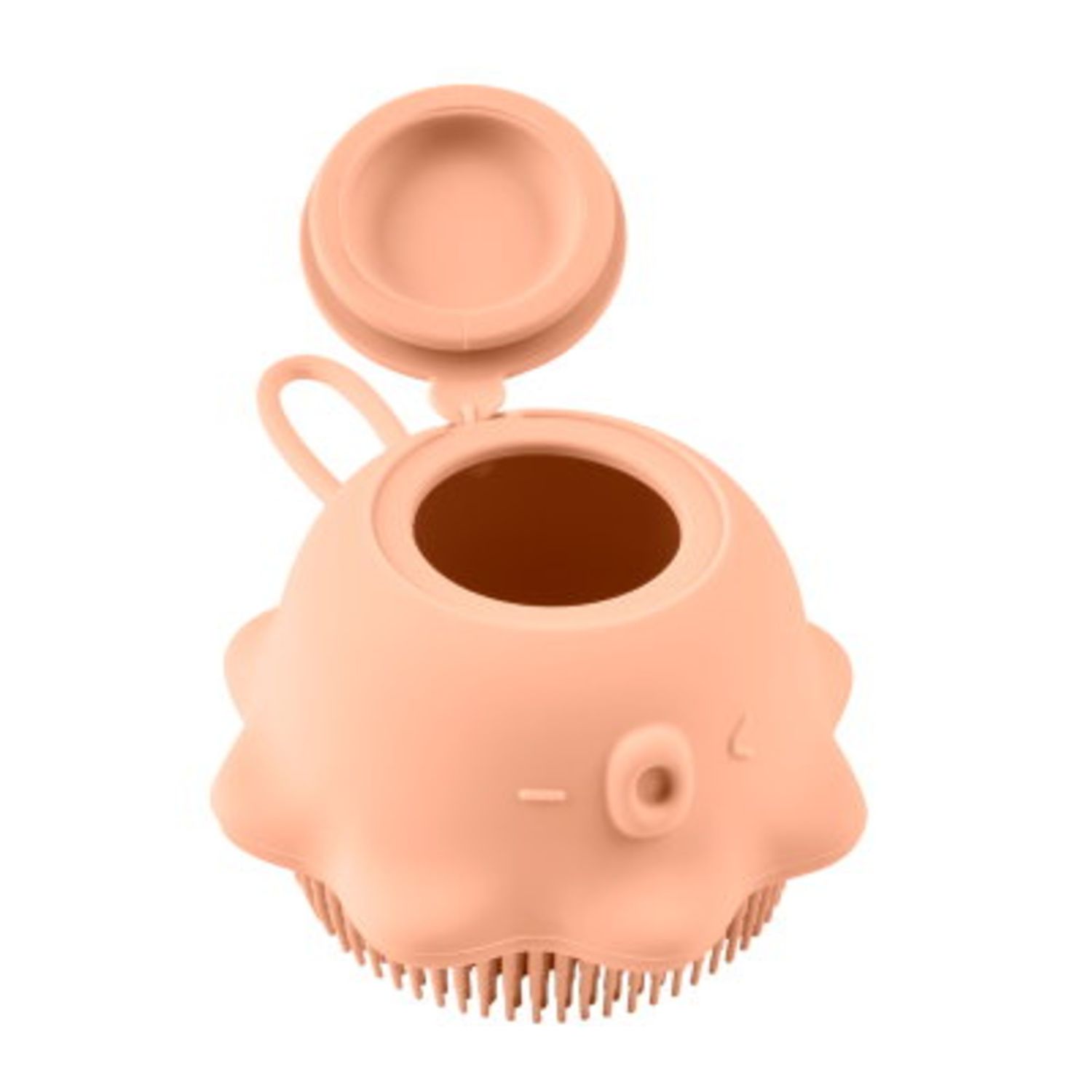 Spazzola corpo con dispenser arancione - chicco - Chicco