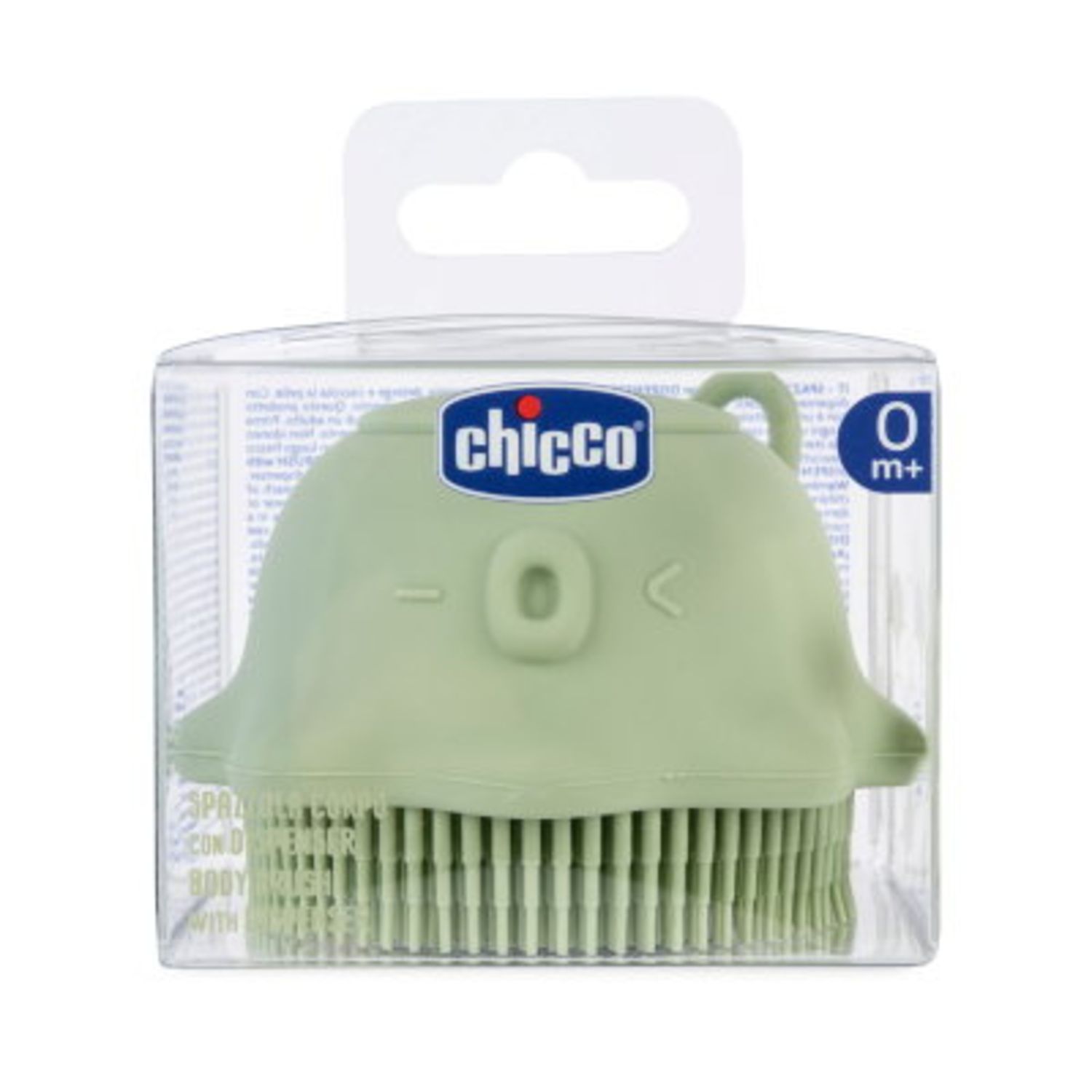 Spazzola corpo con dispenser verde - chicco - Chicco