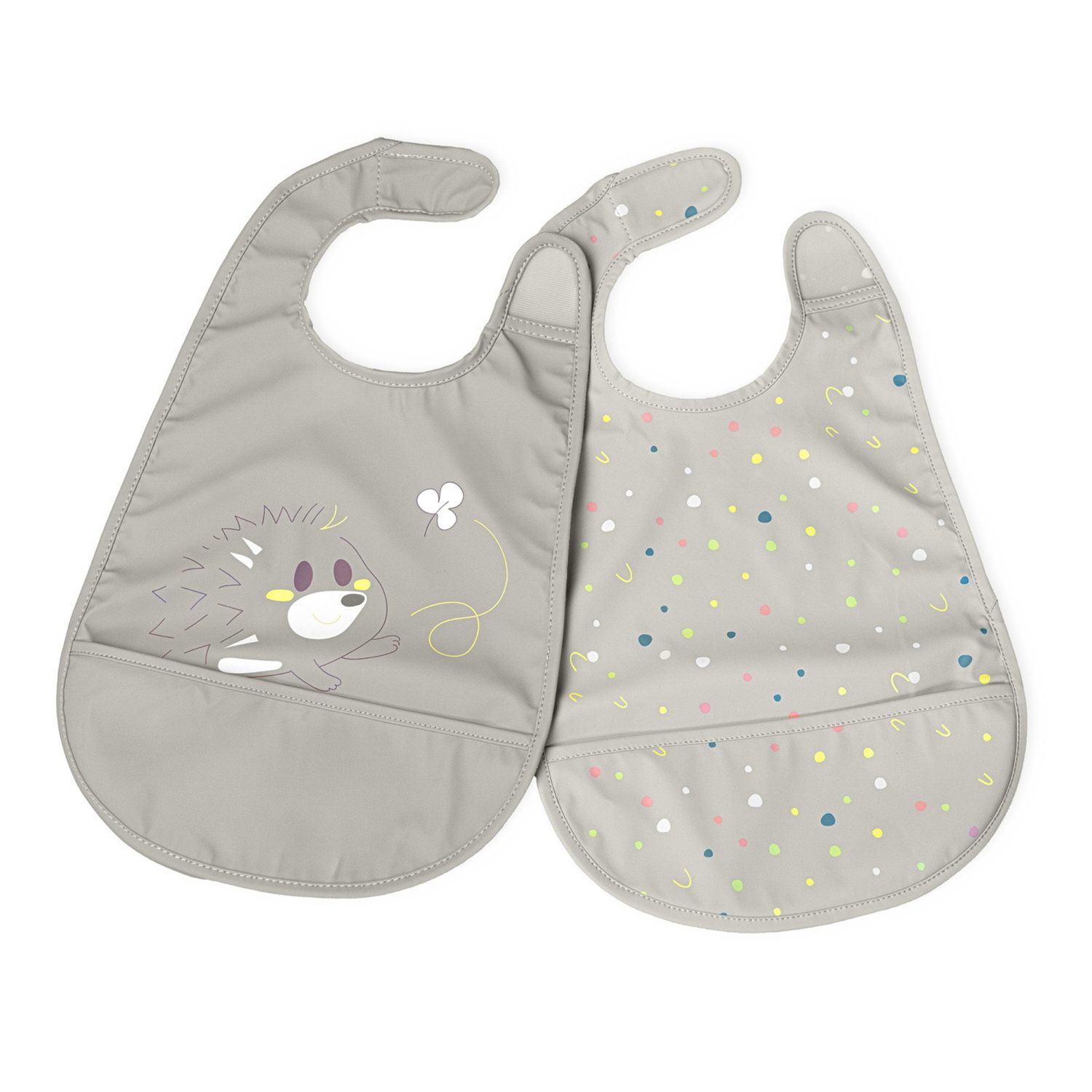 Bavagline pappa grigio 6m+ 2pz - chicco - Chicco