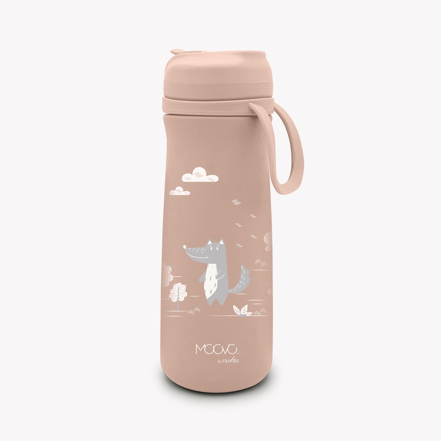 Borraccia termica in acciaio da 500ml kiddiekit  - 4441 / english rose - nuvita - Nuvita