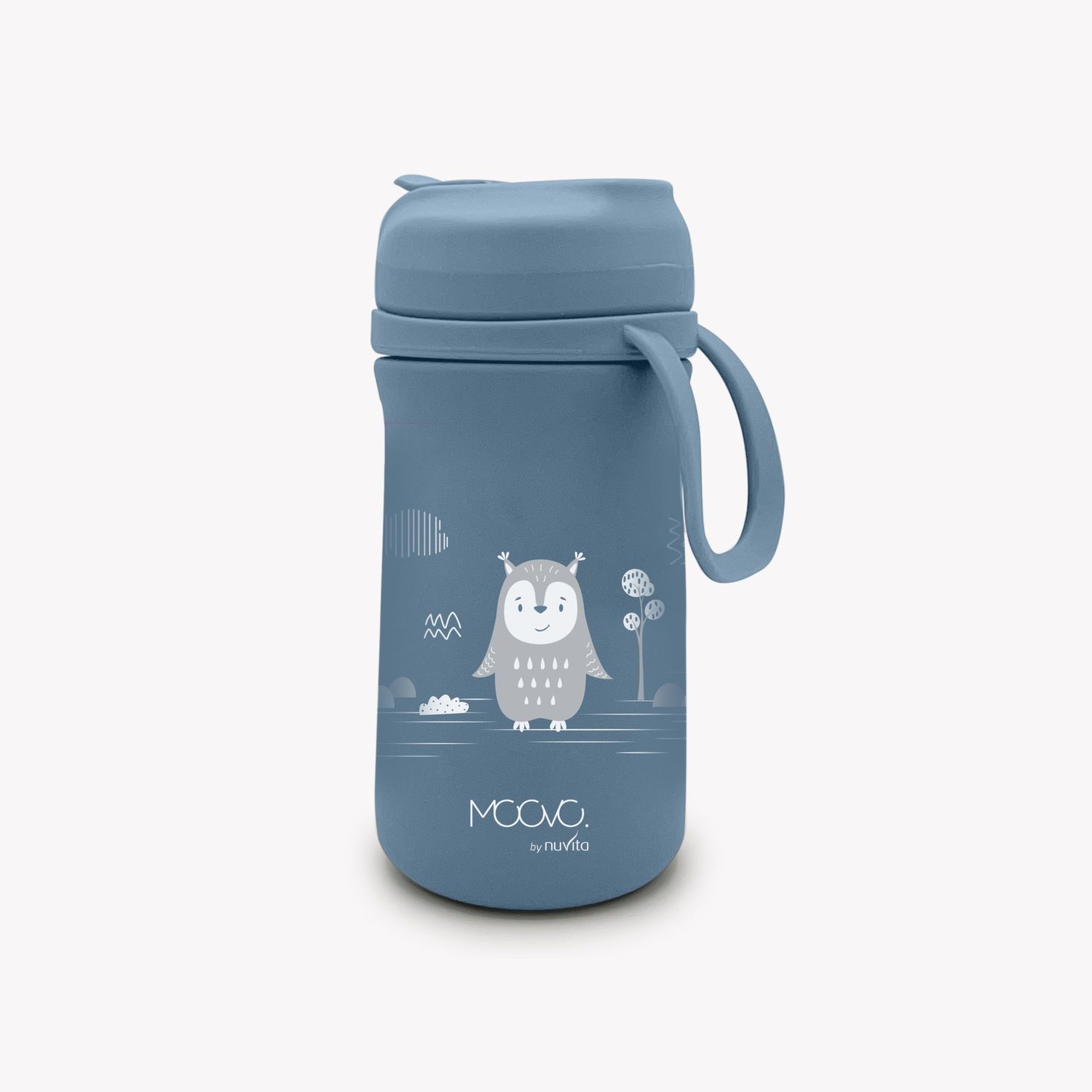 Borraccia termica in acciaio da 350ml kiddiekit - 4440 / powder blue - nuvita - Nuvita