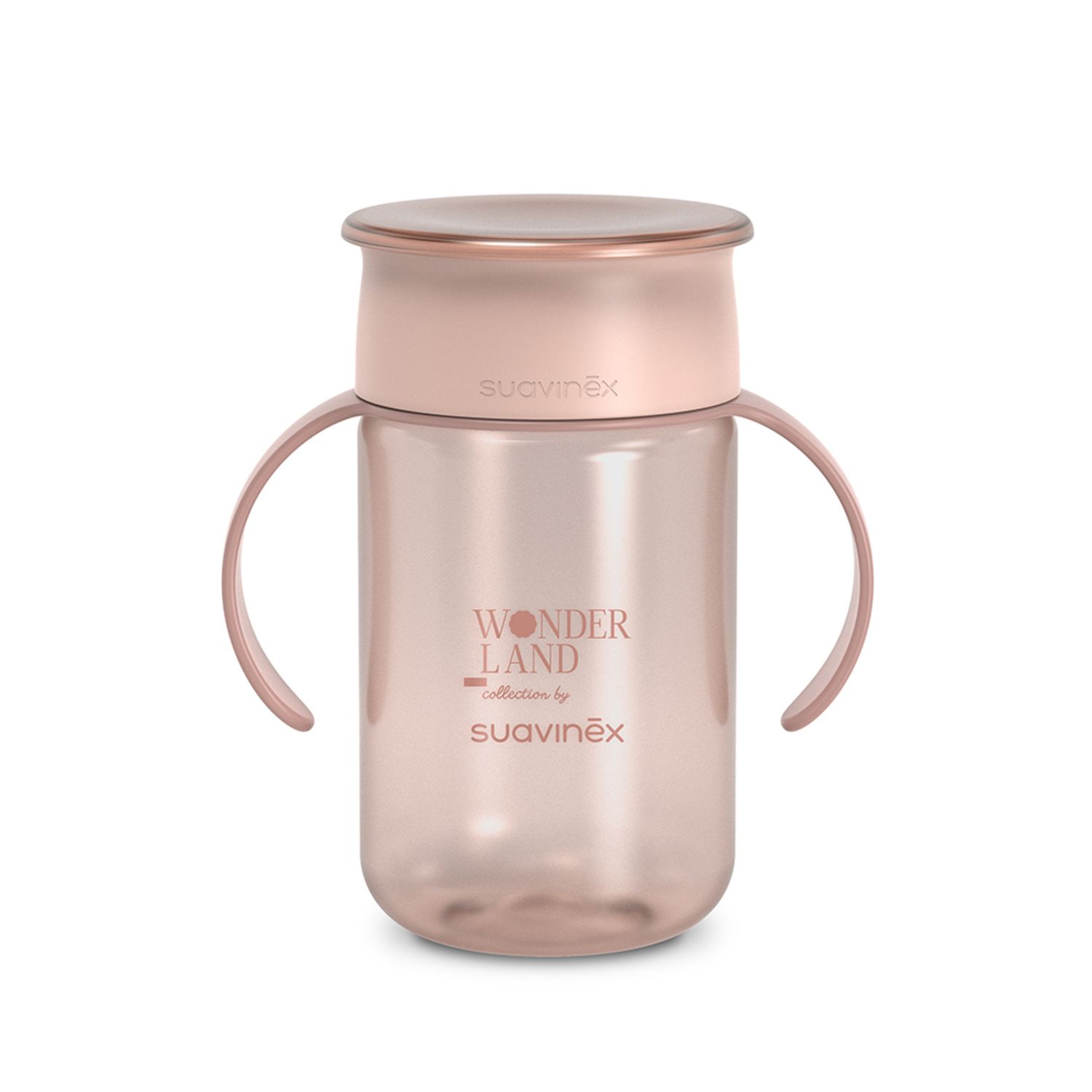 Wonderland tazza 360° 340ml +12m rosa - suavinex - Suavinex