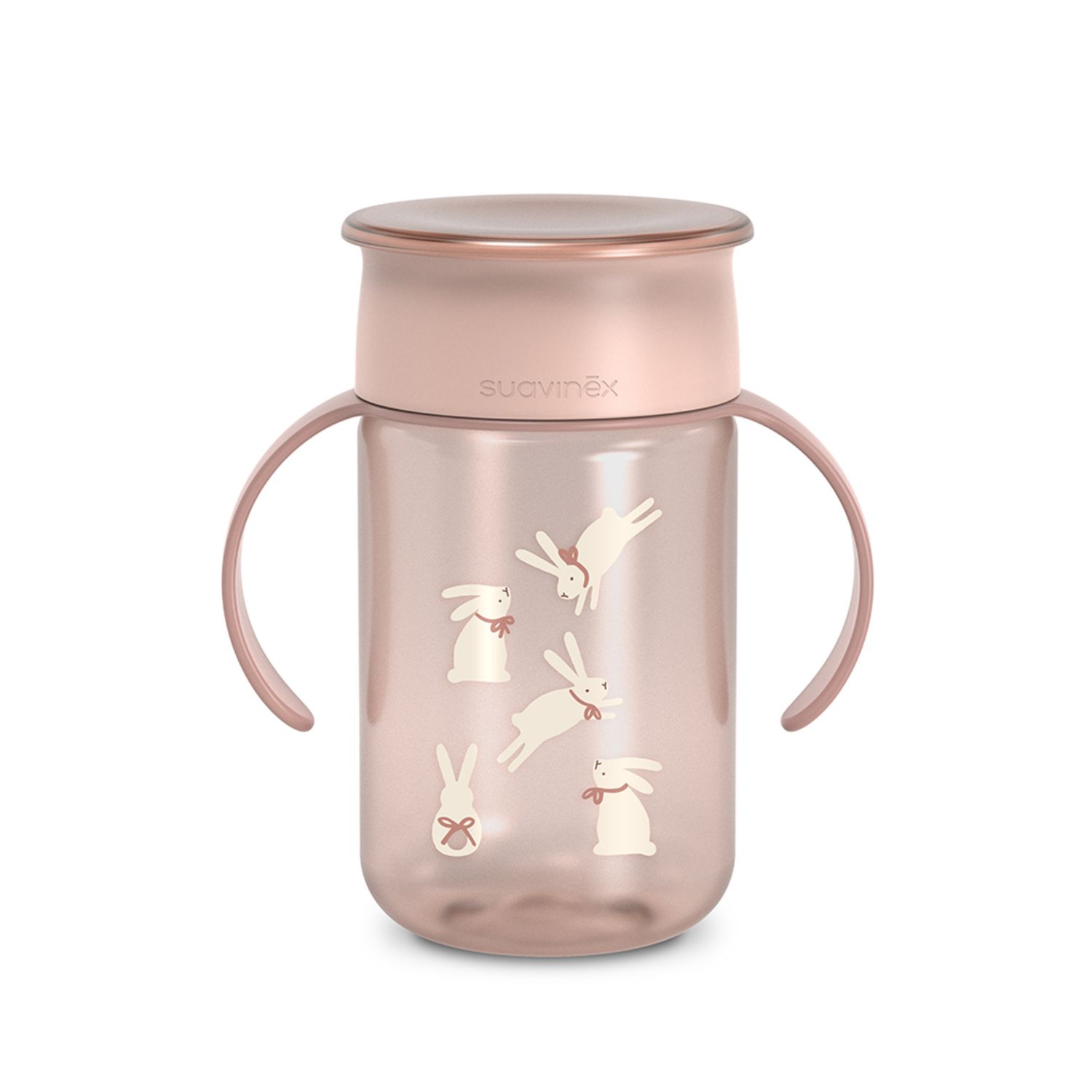Wonderland tazza 360° 340ml +12m rosa - suavinex - Suavinex