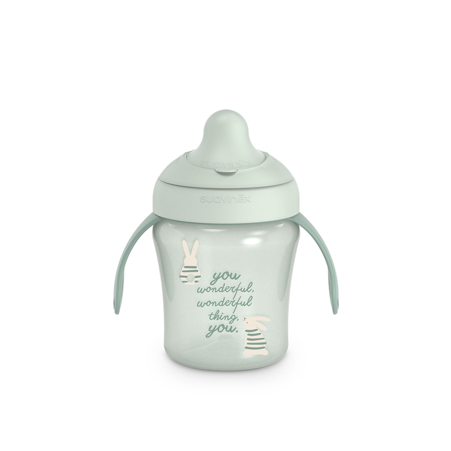 Wonderland tazza antigoccia 200ml +6m verde - suavinex - Suavinex