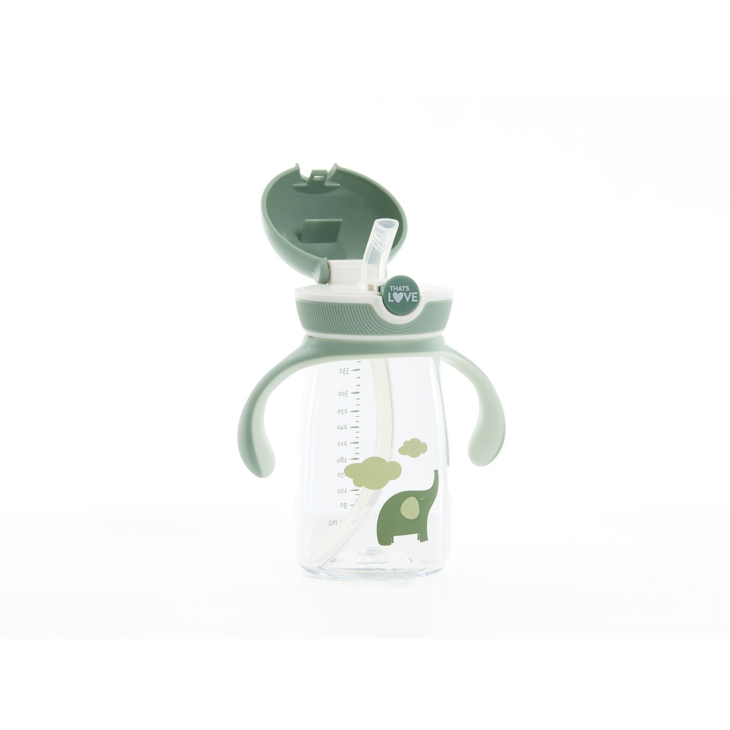Tazza con cannuccia 12m+ elephant 360 ml - that's love - That's Love