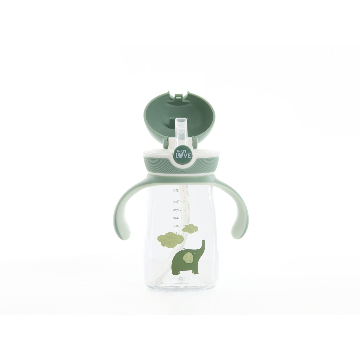Tazza con cannuccia 12m+ elephant 360 ml - that's love - That's Love