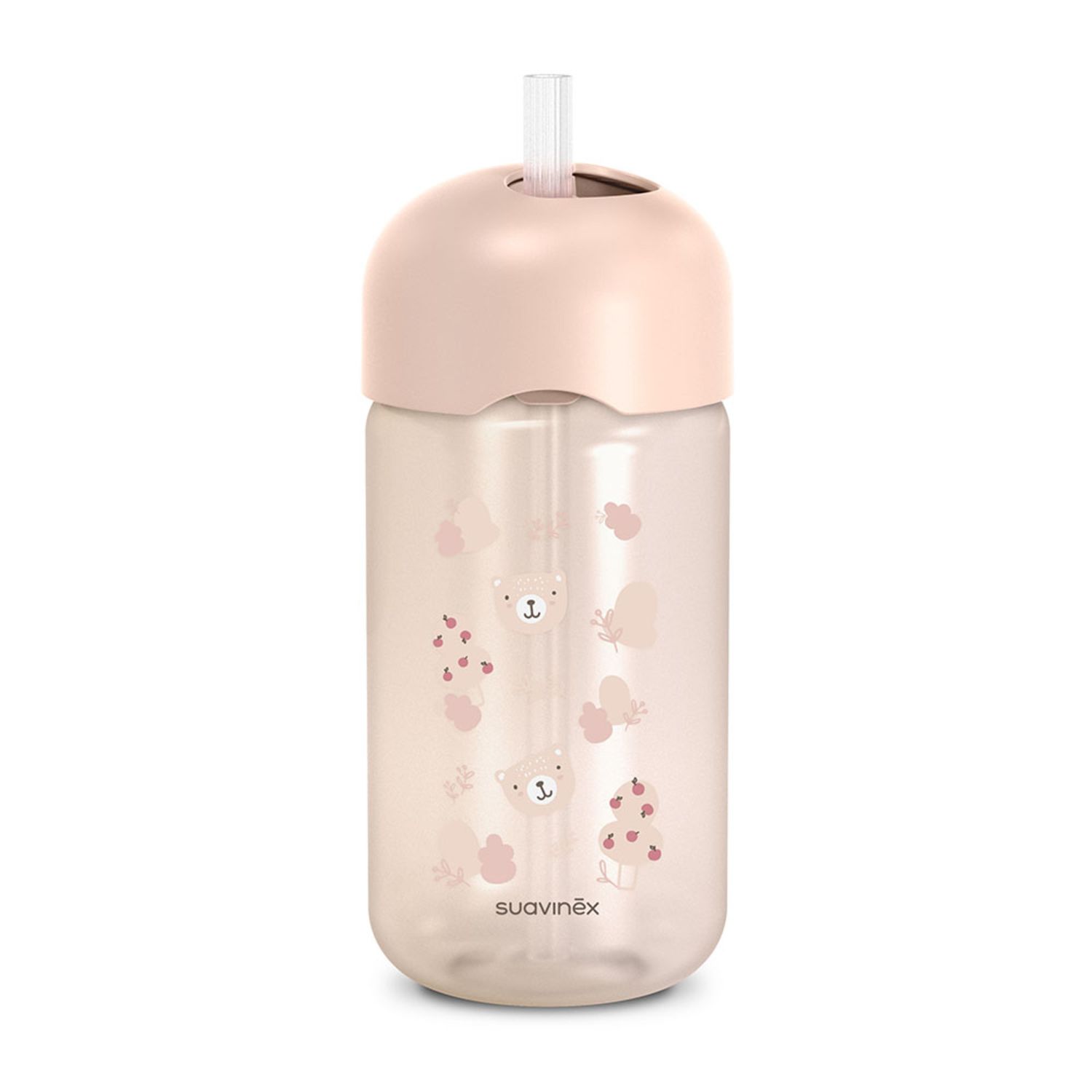 Wild&free tazza cannuccia 340ml +18m rosa - suavinex - Suavinex