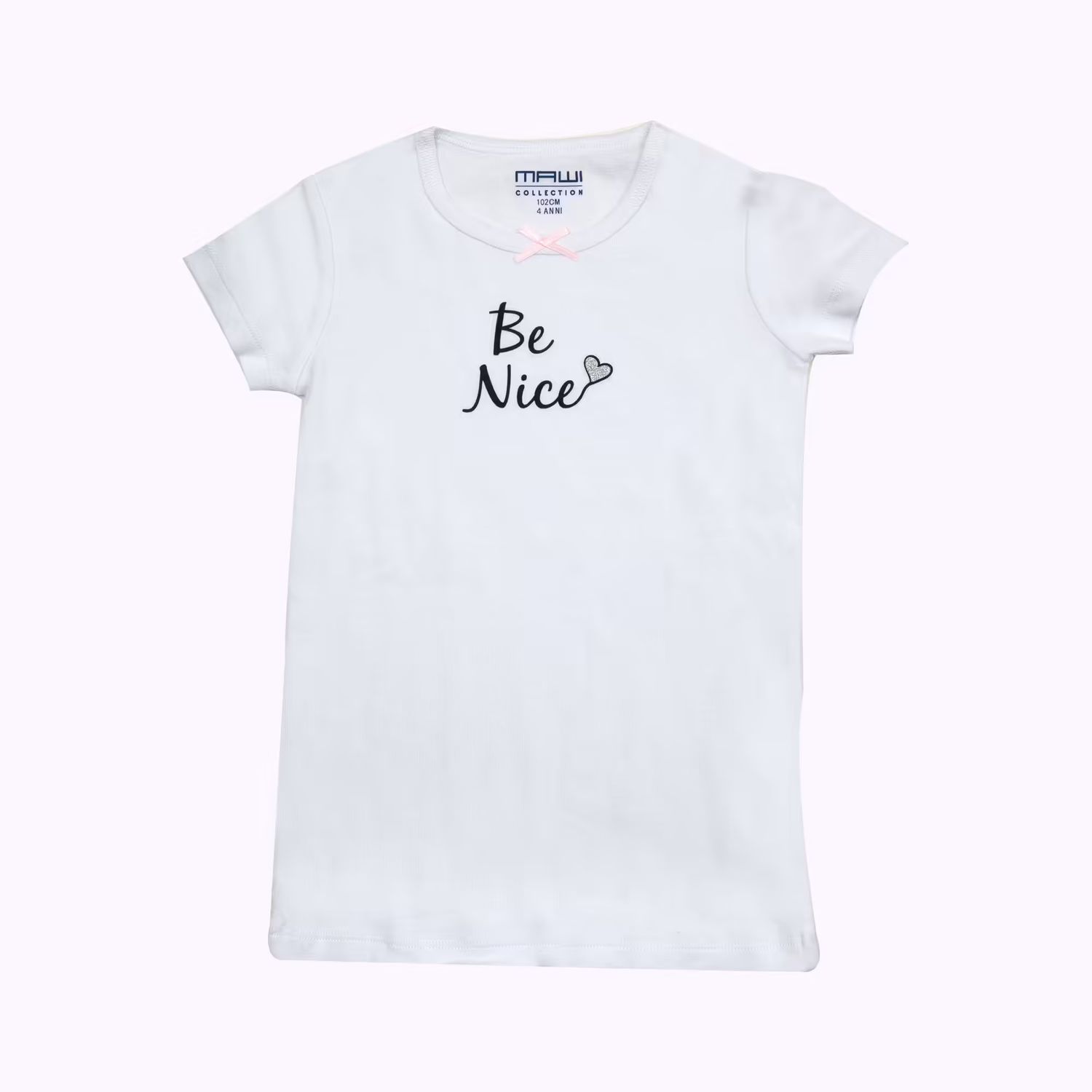 Mawi t-shirt m/m rib cuori oeko - Mawi