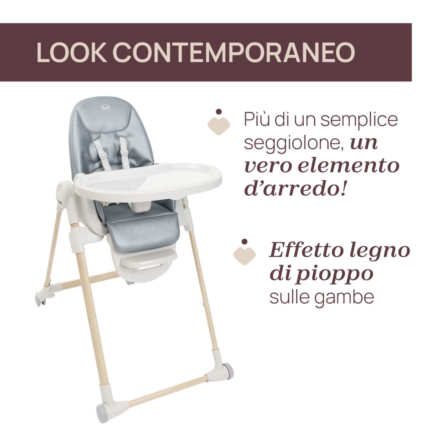 Seggiolone polly armonia greenery- chicco - Chicco
