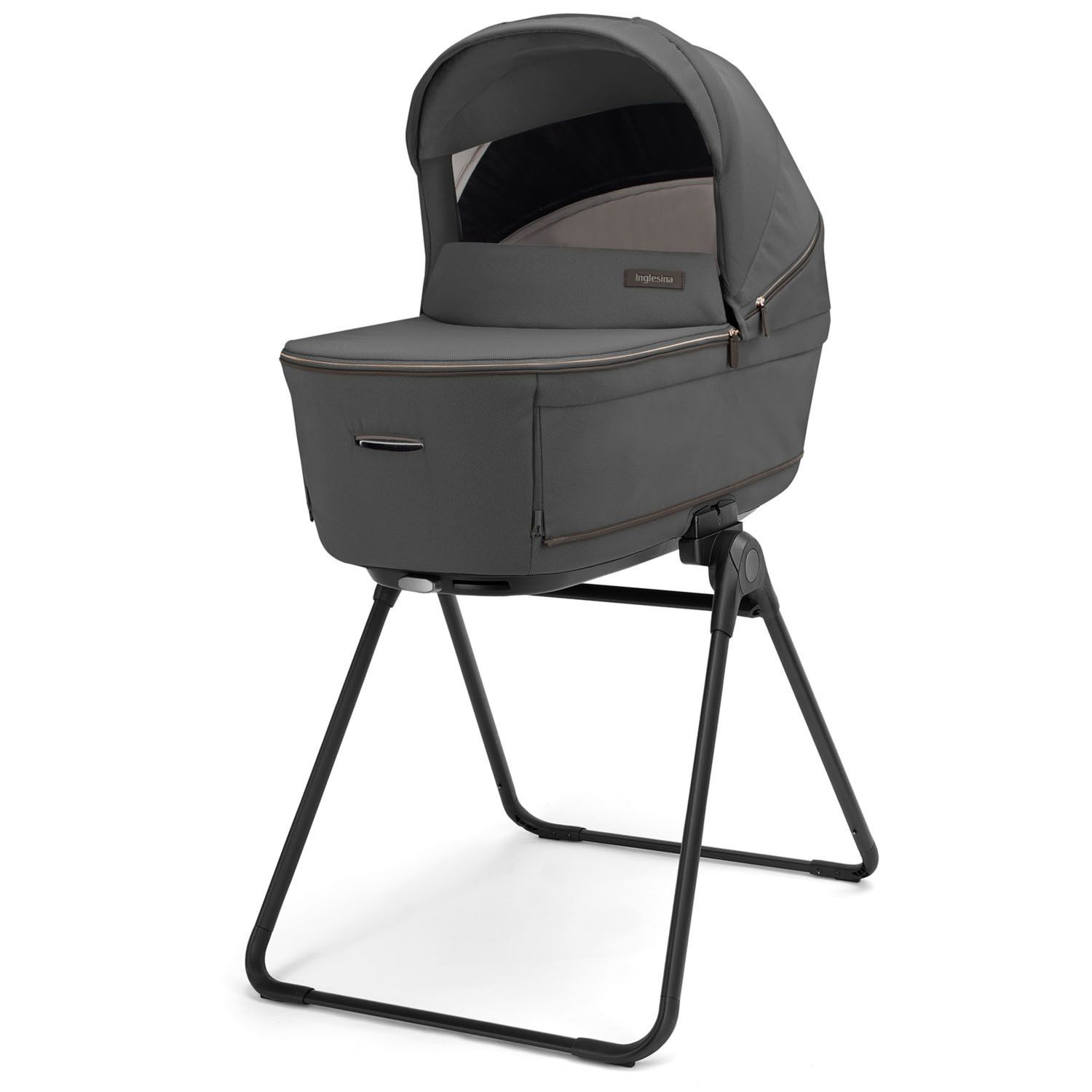 Aptica system quattro - marble grey con telaio palladio e seggiolino auto darwin infant recline evo - inglesina - Inglesina