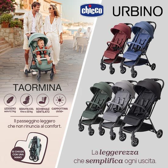 SCOPRI I PASSEGGINI LEGGERI CHICCO
